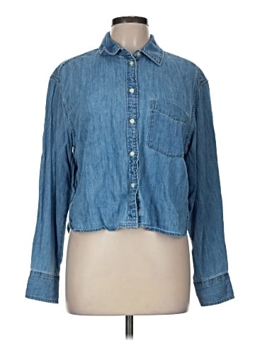Gap Long Sleeve Button-Down Shirt (view 1)