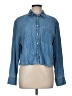 Gap 100% Cotton Blue Long Sleeve Button-Down Shirt Size M - photo 1