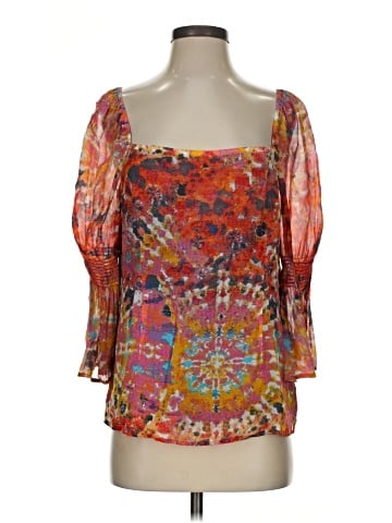 Ecru 3/4 Sleeve Blouse (view 1)