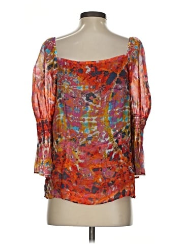 Ecru 3/4 Sleeve Blouse (view 2)