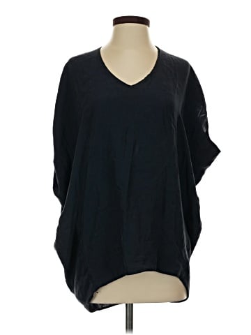 Vince. 3/4 Sleeve Silk Top (view 1)