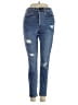 Forever 21 Hearts Blue Jeans Size 25 waist - photo 1