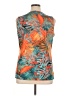 Wiholl Orange Sleeveless Blouse Size XL - photo 2