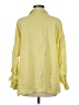 Magaschoni Solid Yellow Long Sleeve Button-Down Shirt Size M - photo 2