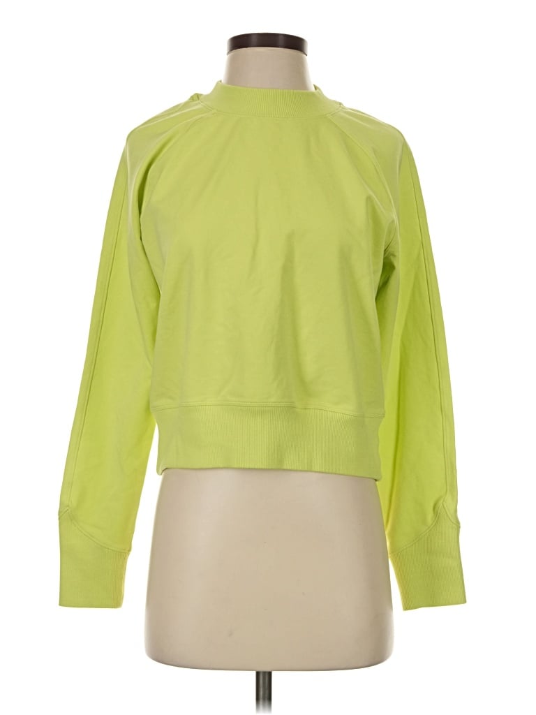 Pre-owned Lululemon Athletica Sweatshirt In Green