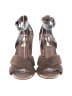 Halogen 100% Leather Silver Sandals Size 5 - photo 2