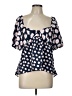 Sachin + Babi Pink Short Sleeve Blouse Size 10 - photo 1