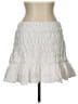 Leith Solid White Casual Skirt Size L - photo 1
