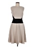 Calvin Klein Color Block Tan Casual Dress Size 6 - photo 1