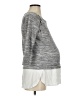 Seraphine Gray 3/4 Sleeve Top Size XS Maternity - photo 4