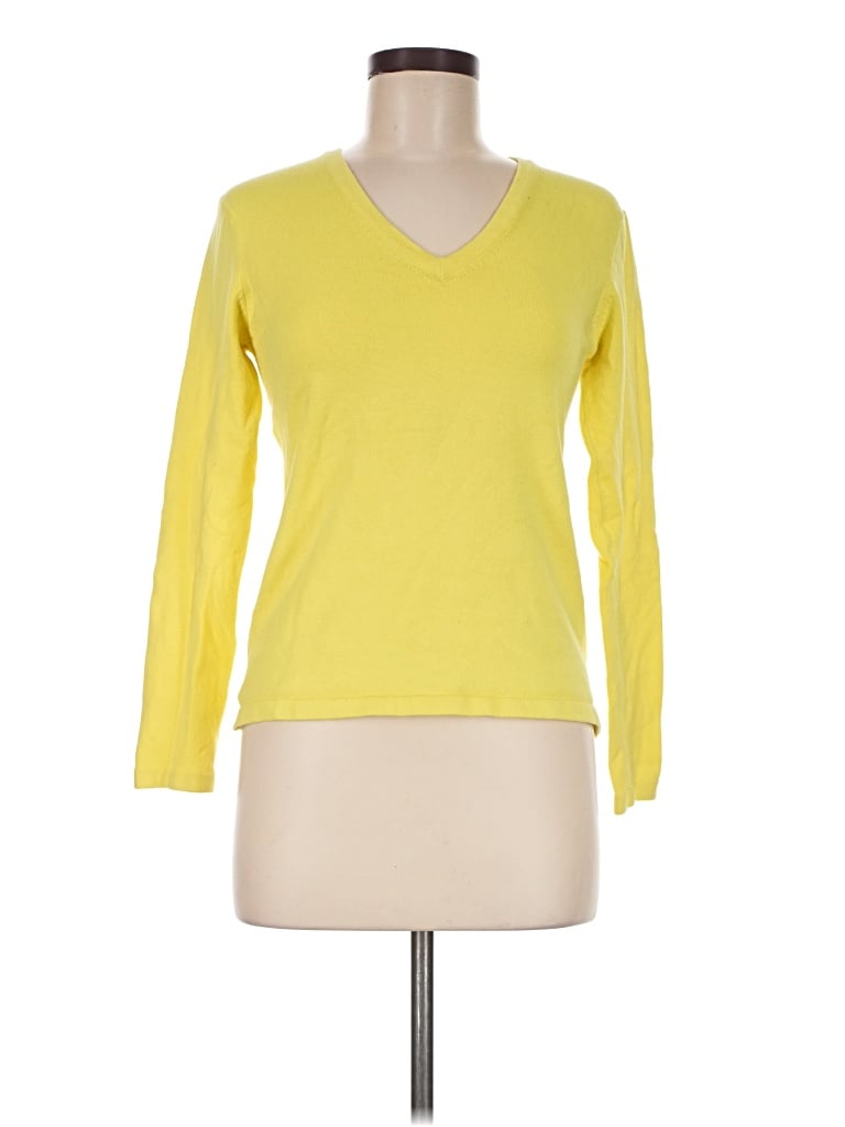 Pre-owned Assorted Brands Long Sleeve T-shirt In Yellow