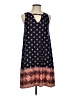 Nine Britton Paisley Blue Casual Dress Size S - photo 1