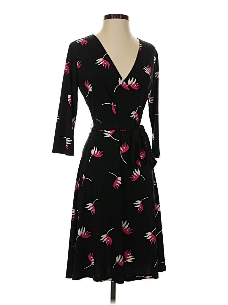 Pre-owned Leota Cocktail Dress In Black