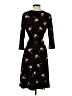 Leota Print Black Cocktail Dress Size S - photo 2