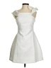Saints + Secrets 100% Polyester Solid White Cocktail Dress Size S - photo 1