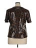 Sanctuary Metallic Brown Short Sleeve Top Size XL - photo 2