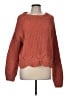 Alya Solid Orange Pullover Sweater Size M - photo 1