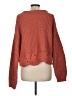 Alya Solid Orange Pullover Sweater Size M - photo 2