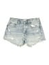 AGOLDE 100% Cotton Blue Denim Shorts Size 28 waist - photo 1