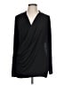 Laundry by Shelli Segal Black Long Sleeve Blouse Size L - photo 1