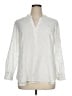 Talbots Stars White Long Sleeve Blouse Size XL - photo 1
