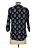 Fun2Fun 100% Rayon Black 3/4 Sleeve Blouse Size S - photo 2