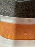 Unbranded 100% Viscose Checkered-gingham Orange Poncho Size M - photo 7