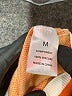 Unbranded 100% Viscose Checkered-gingham Orange Poncho Size M - photo 8