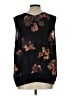CAbi 100% Polyester Black Sleeveless Blouse Size L - photo 2
