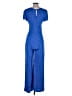 Free People Hearts Blue Jumpsuit Size 4 - photo 2