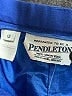 Pendleton 100% Virgin Wool Blue Wool Pants Size 12 - photo 7