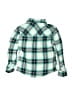 Jumping Beans 100% Cotton Plaid Green Long Sleeve Button-Down Shirt Size 4T - photo 2