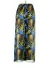 Assorted Brands 100% Polyester Tropical Blue Casual Pants Size XL - photo 2