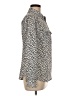 MICHAEL Michael Kors 100% Polyester Animal Print Ivory Long Sleeve Blouse Size M - photo 4