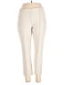 Atelier Solid Ivory Casual Pants Size XL - photo 1