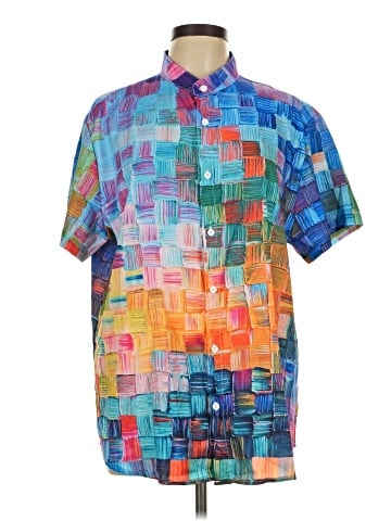 JCPenney Short Sleeve Button-Down Shirt (view 1)