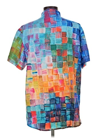 JCPenney Short Sleeve Button-Down Shirt (view 2)
