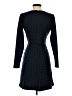 Ann Taylor LOFT Polka Dots Blue Casual Dress Size 2 Petite - photo 2