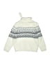 Janie and Jack Chevron-herringbone Ivory Pullover Sweater Size 2T - photo 2