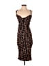 ASOS Design Animal Print Brown Cocktail Dress Size 4 - photo 1