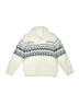 Janie and Jack Chevron-herringbone Ivory Pullover Sweater Size 2T - photo 1