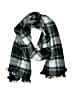 J.Crew 100% Wool Plaid Black Scarf One size - photo 1
