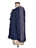 Faded Glory 100% Rayon Blue Long Sleeve Blouse Size 12 - photo 5