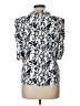 MELLODAY Silver 3/4 Sleeve Blouse Size L - photo 2