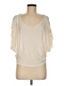 Chris & Carol Ivory Short Sleeve Top Size M - photo 1