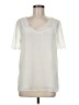 Reiss 100% Polyester Ivory Short Sleeve Blouse Size 6 - photo 1