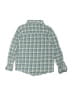 OshKosh B'gosh 100% Cotton Plaid Teal Long Sleeve Button-Down Shirt Size 5T - photo 2