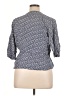 Talbots 100% Viscose Blue 3/4 Sleeve Blouse Size XL - photo 2
