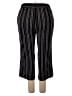 Roz & Ali 100% Polyester Chevron-herringbone Black Casual Pants Size 1X - photo 2
