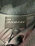 Atelier 100% Wool Gray Jacket Size 2 - photo 6